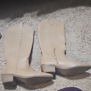 Women's Tan Leather Boots